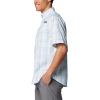 imageColumbia Mens Super Tamiami Long Sleeve ShirtAqua Haze All Over Gingham