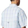 imageColumbia Mens Super Tamiami Long Sleeve ShirtAqua Haze All Over Gingham