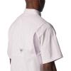 imageColumbia Mens Super Tamiami Long Sleeve ShirtBright LavenderMulti Gingham