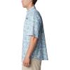 imageColumbia Mens Super Tamiami Long Sleeve ShirtCanyon BlueTunado Tonal