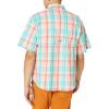 imageColumbia Mens Super Tamiami Long Sleeve ShirtCorange Blur Check