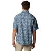 imageColumbia Mens Super Tamiami Long Sleeve ShirtCrushed Blue Marlin Palms