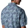imageColumbia Mens Super Tamiami Long Sleeve ShirtCrushed Blue Marlin Palms