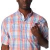 imageColumbia Mens Super Tamiami Long Sleeve ShirtVivid BlueAll Over Gingham