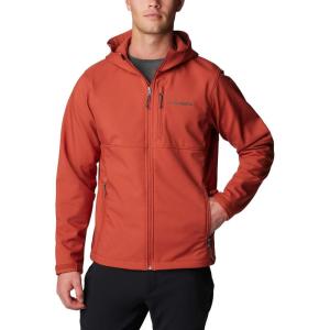 imageColumbia Mens Ascender Hooded Softshell JacketWarp Red