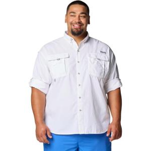 imageColumbia Mens PFG Bahama II Long Sleeve Fishing Shirt White Large