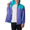 imageColumbia Mens Flash Challenger WindbreakerPurple LotusBright Aqua
