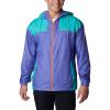 imageColumbia Mens Flash Challenger WindbreakerPurple LotusBright Aqua