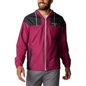 imageColumbia Mens Flash Challenger WindbreakerRed OnionBlack