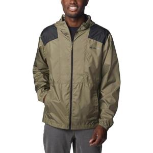 imageColumbia Mens Flashback WindbreakerStone GreenBlack