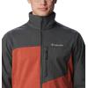 imageColumbia Mens Cruiser Valley Softshell JacketWarp Red  Shark