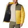 imageColumbia Mens Powder Lite JacketGolden NuggetStone Green