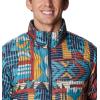 imageColumbia Mens Powder Lite JacketWarp Red Pathways Print
