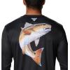 imageColumbia Mens Terminal Tackle PFG Carey Chen LsBlackRedfish