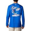 imageColumbia Mens Terminal Tackle PFG Carey Chen LsBlue MacawPelagic Trio