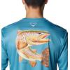 imageColumbia Mens Terminal Tackle PFG Carey Chen LsCanyon BlueIcy Morn Rainbow Trout