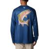 imageColumbia Mens Terminal Tackle PFG Carey Chen LsCarbonCool Grey Rainbow Trout