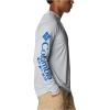imageColumbia Mens Terminal Tackle PFG Carey Chen LsCool GreyVivid Blue Intruder