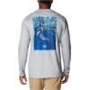 imageColumbia Mens Terminal Tackle PFG Carey Chen LsCool GreyVivid Blue Intruder