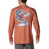 imageColumbia Mens Terminal Tackle PFG Carey Chen LsIsland OrangePelagic Trio