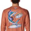 imageColumbia Mens Terminal Tackle PFG Carey Chen LsIsland OrangePelagic Trio