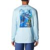 imageColumbia Mens Terminal Tackle PFG Carey Chen LsSpring BlueWhite Reef Cup