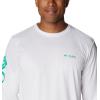 imageColumbia Mens Terminal Tackle PFG Carey Chen LsWhiteCircuit Mahi Hookup