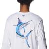 imageColumbia Mens Terminal Tackle PFG Carey Chen LsWhiteMarlin