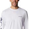 imageColumbia Mens Terminal Tackle PFG Carey Chen LsWhitePelagic Trio