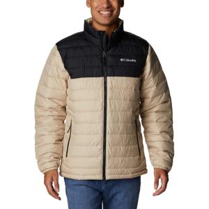 imageColumbia Mens Powder Lite JacketAncient FossilBlack