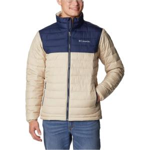 imageColumbia Mens Powder Lite JacketAncient FossilCollegiate Navy