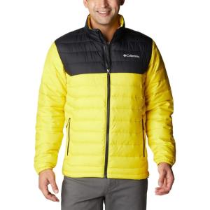 imageColumbia Mens Powder Lite JacketLaser LemonBlack