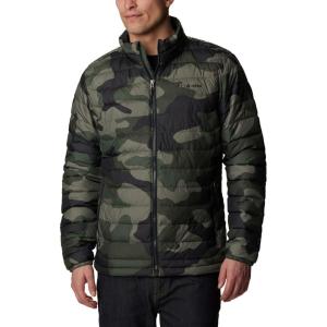 imageColumbia Mens Powder Lite JacketStone Green Mod Camo Print
