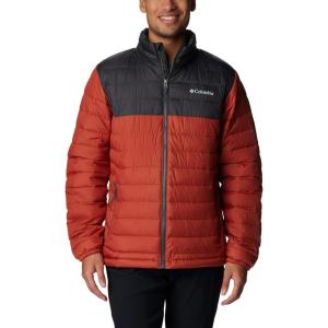 imageColumbia Mens Powder Lite JacketWarp Red  Shark