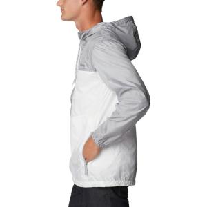 imageColumbia Mens Trail Traveler WindbreakerWhiteColumbia Grey