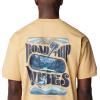imageColumbia Mens Black Butte Graphic TeeLight CamelRoad Trip Vibes
