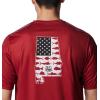 imageColumbia Mens Collegiate Terminal Tackle SS ShirtAla  Red Velvet
