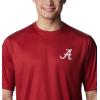 imageColumbia Mens Collegiate Terminal Tackle SS ShirtAla  Red Velvet