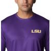 imageColumbia Mens Collegiate Terminal Tackle SS ShirtLsu  Vivid Purple