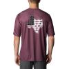 imageColumbia Mens Collegiate Terminal Tackle SS ShirtTam  Deep Maroon