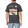 imageColumbia Mens Explorers Canyon Back Short Sleeve TeeSharkHeritage Hills
