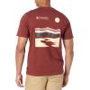 imageColumbia Mens Explorers Canyon Back Short Sleeve TeeSpiceHeritage Hills