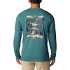 imageColumbia Mens Explorers Canyon Long Sleeve TShirtCloudburstRoad Trip Vibes