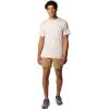 imageColumbia Mens Kwick Hike Back Graphic Short Sleeve TeeDark Stone HeatherLinear View Multi