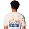 imageColumbia Mens Kwick Hike Back Graphic Short Sleeve TeeDark Stone HeatherLinear View Multi