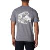 imageColumbia Mens Kwick Hike Back Graphic Short Sleeve TeeShark HeatherMountainair