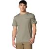imageColumbia Mens Kwick Hike Back Graphic Short Sleeve TeeStone Green HeatherLinear View Multi