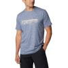 imageColumbia Mens Kwick Hike Graphic Short Sleeve TeeCollegiate Navy HeatherCsc Box Treelin