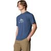 imageColumbia Mens Kwick Hike Graphic Short Sleeve TeeCollegiate Navy HeatherPeak Direction