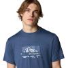 imageColumbia Mens Kwick Hike Graphic Short Sleeve TeeCollegiate Navy HeatherPeak Direction